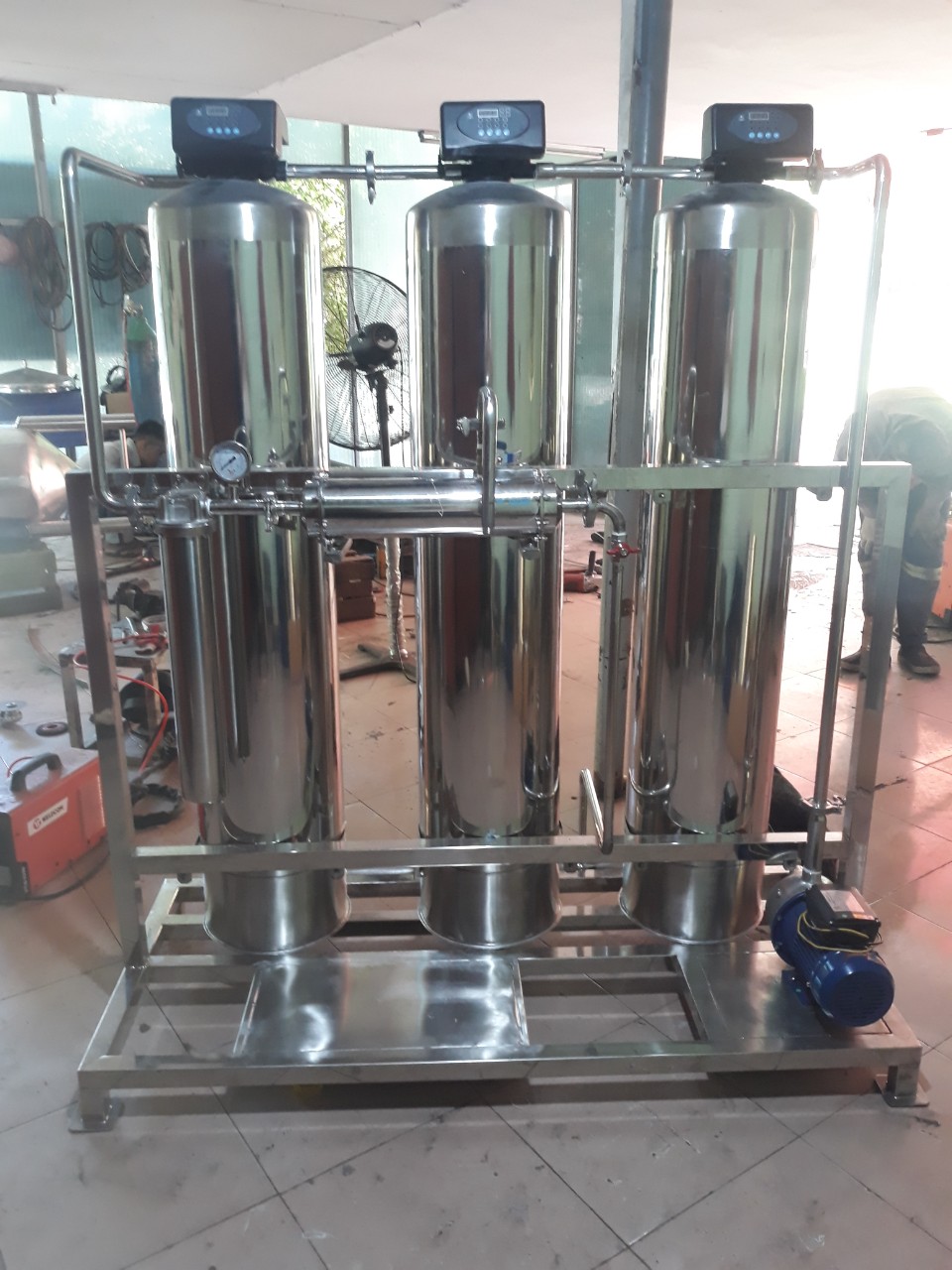 AQUA LỌC TỔNG 03 CỘT INOX VAN TỰ ĐỘNG 