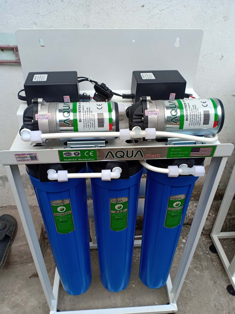 MÁY LỌC NƯỚC AUQA SHARK BÁN CÔNG NGHIỆP 50L/H 