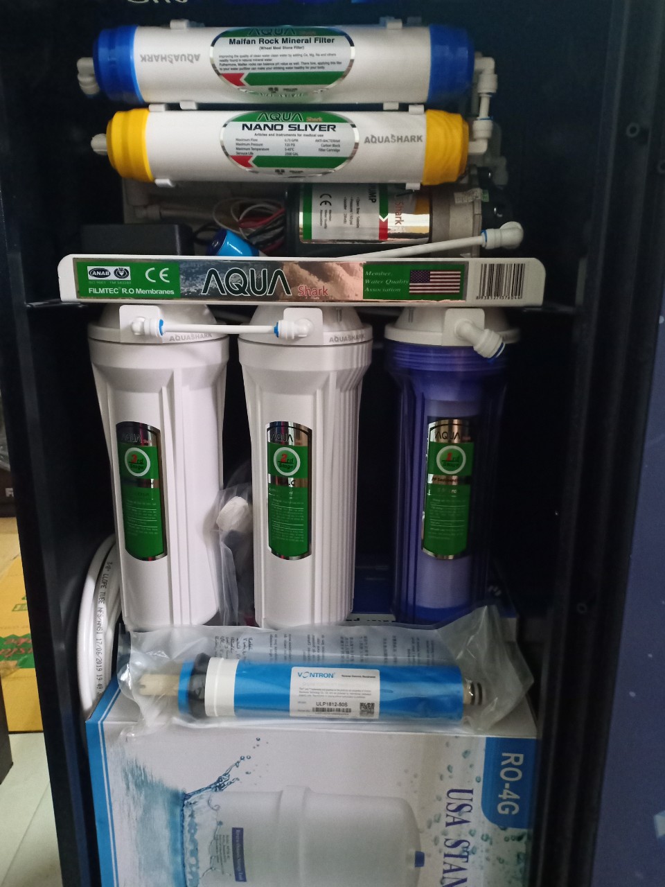 Máy lọc nước Aqua Shark 2 vòi 06